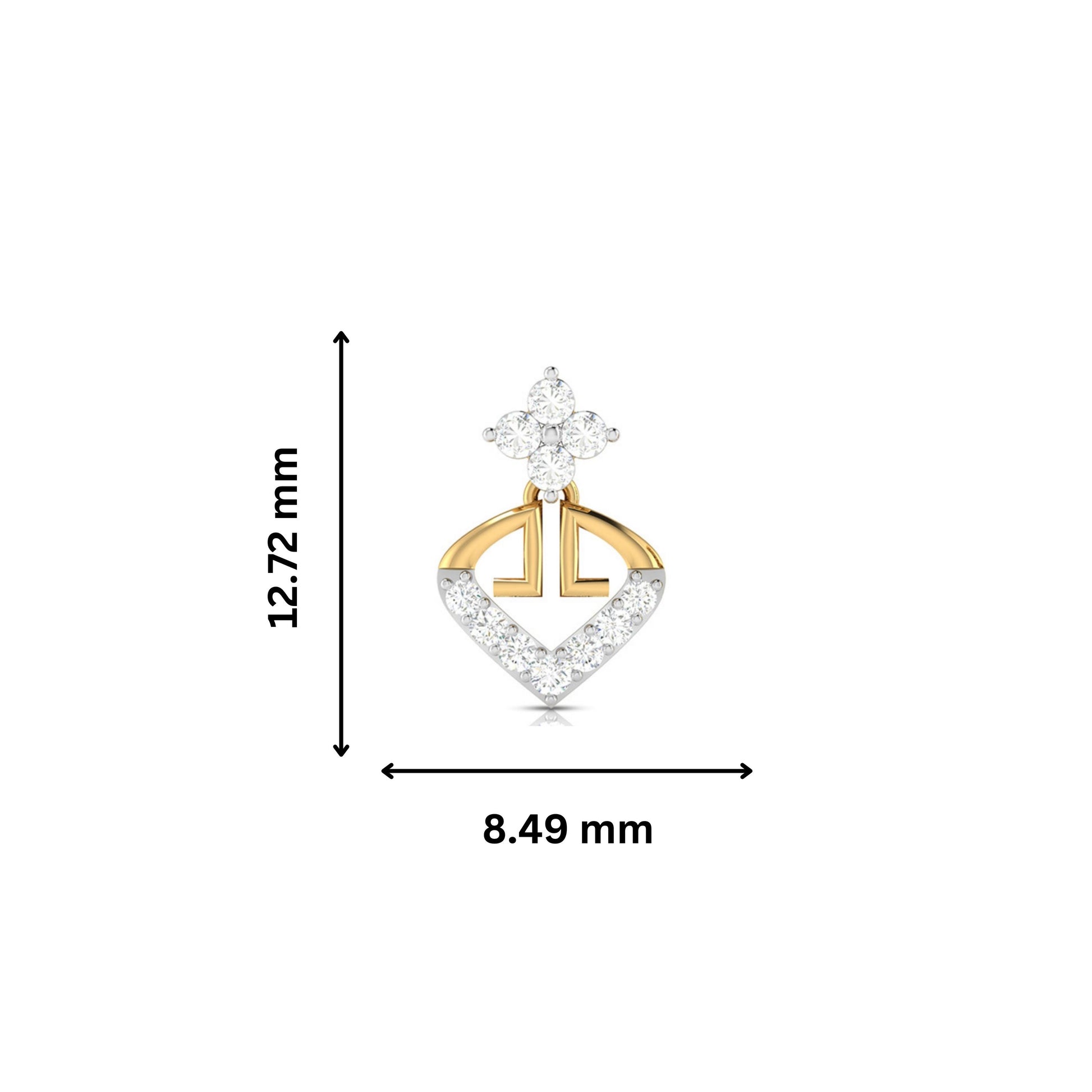 Daily wear earrings design Vintera Lab Grown Diamond Earrings Fiona Diamonds