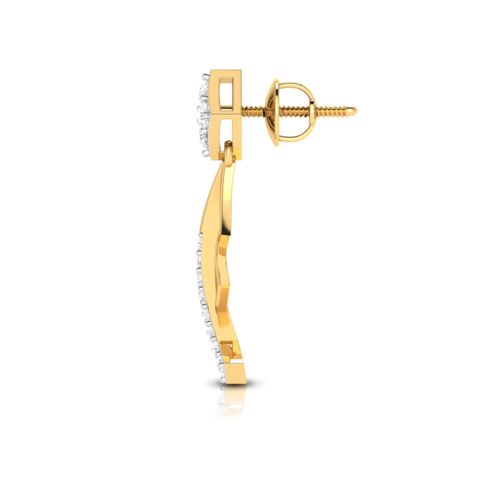 Party wear earrings design Susan Lab Grown Diamond Earrings Fiona Diamonds