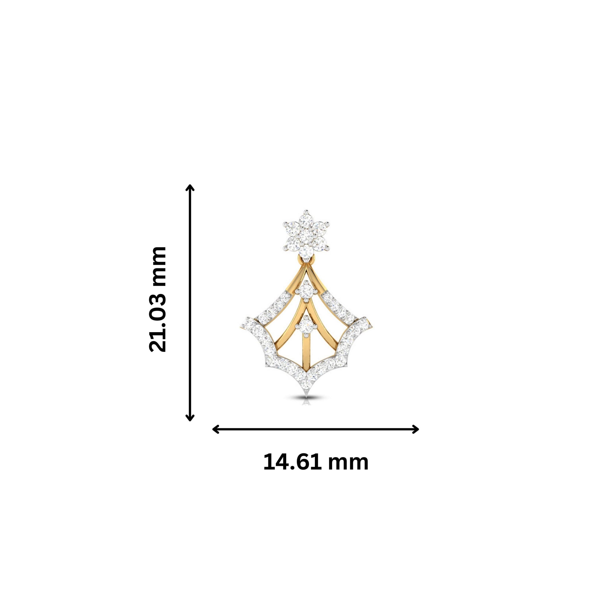 Latest earrings design Cosmos Lab Grown Diamond Earrings Fiona Diamonds