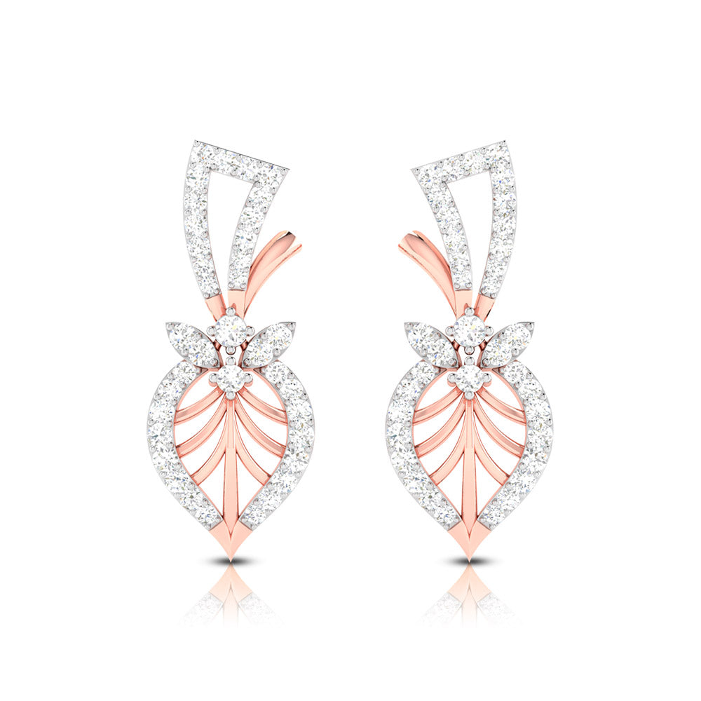 Latest earrings design Arbol Lab Grown Diamond Earrings Fiona Diamonds