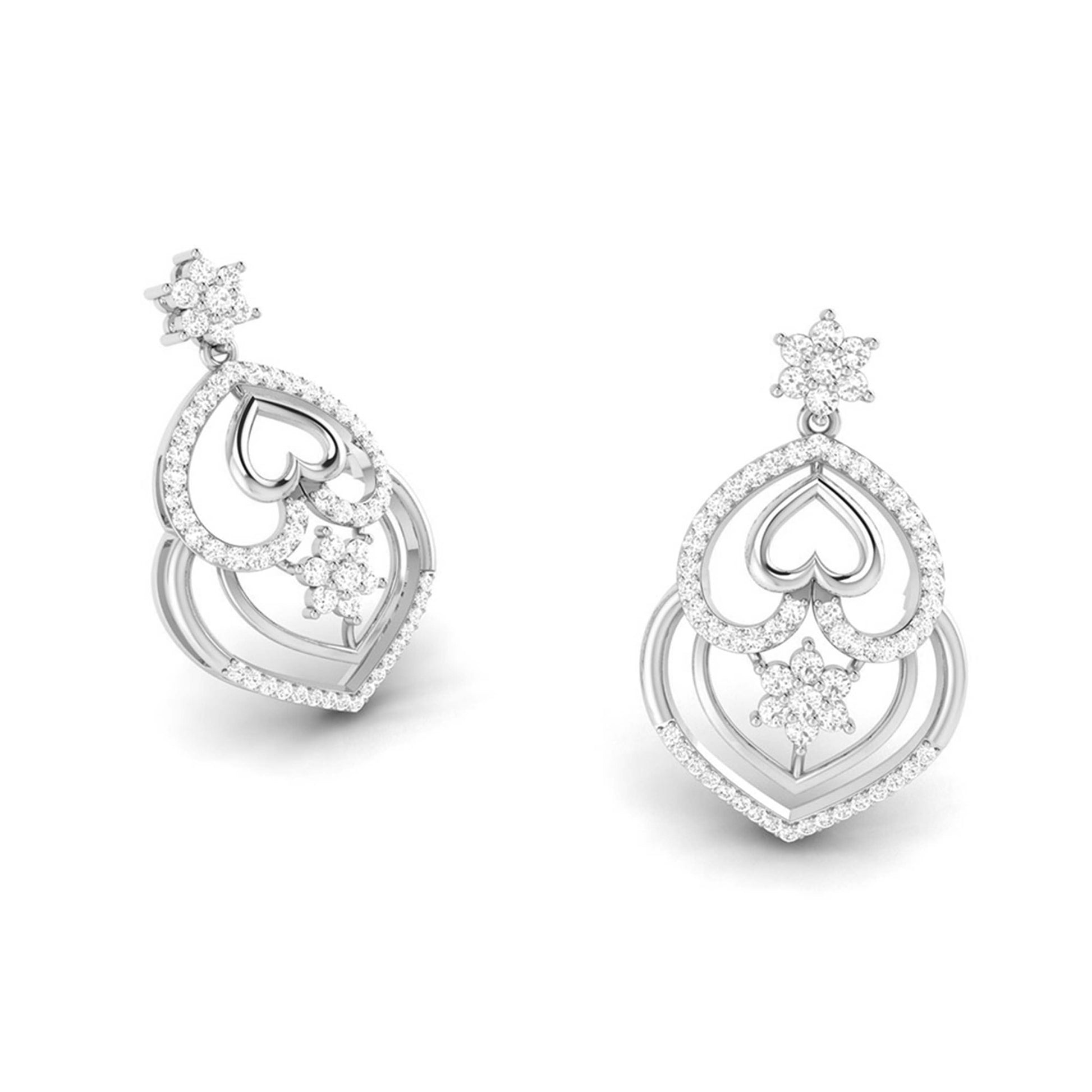 Designer earrings collection Crayon Lab Grown Diamond Earrings Fiona Diamonds