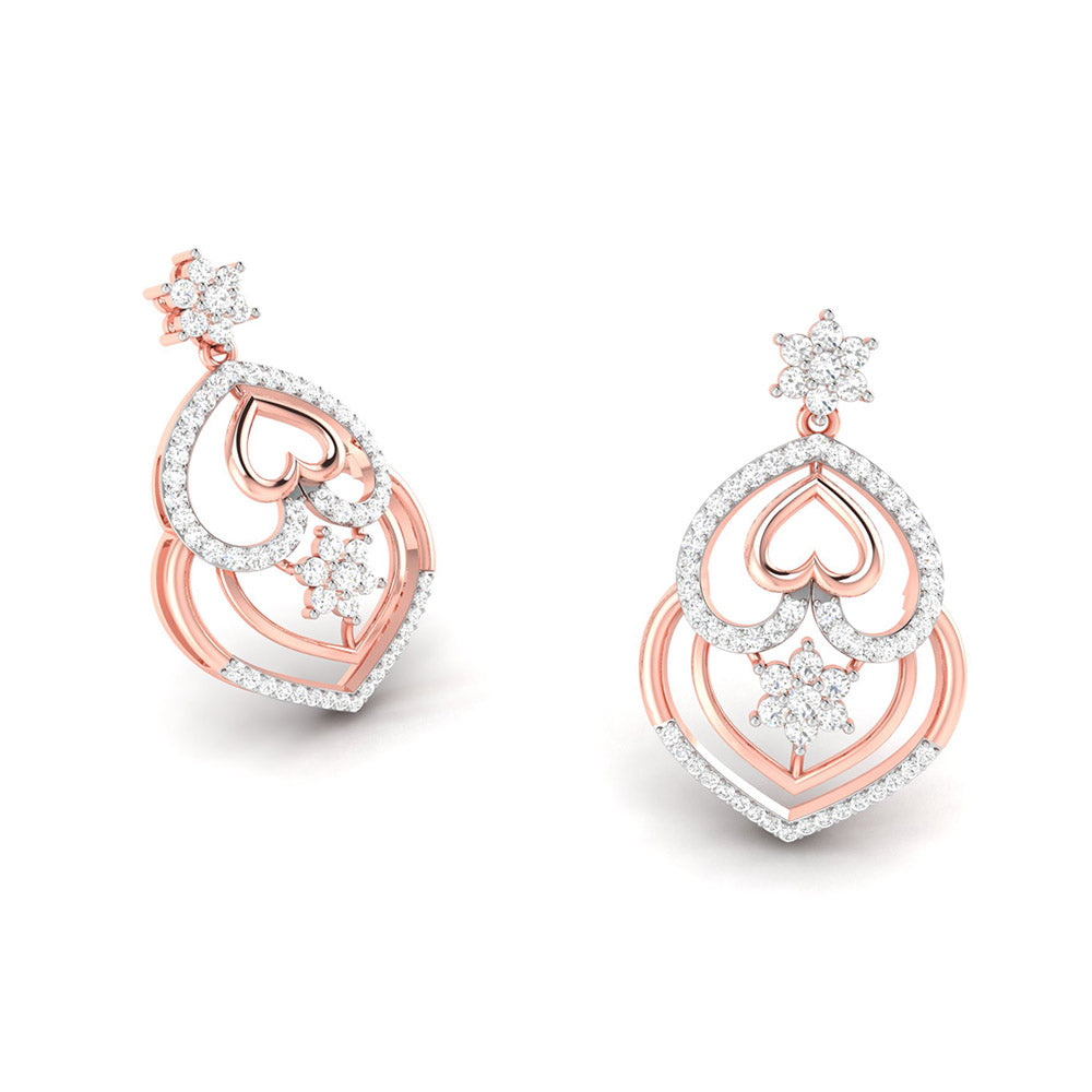 Designer earrings collection Crayon Lab Grown Diamond Earrings Fiona Diamonds