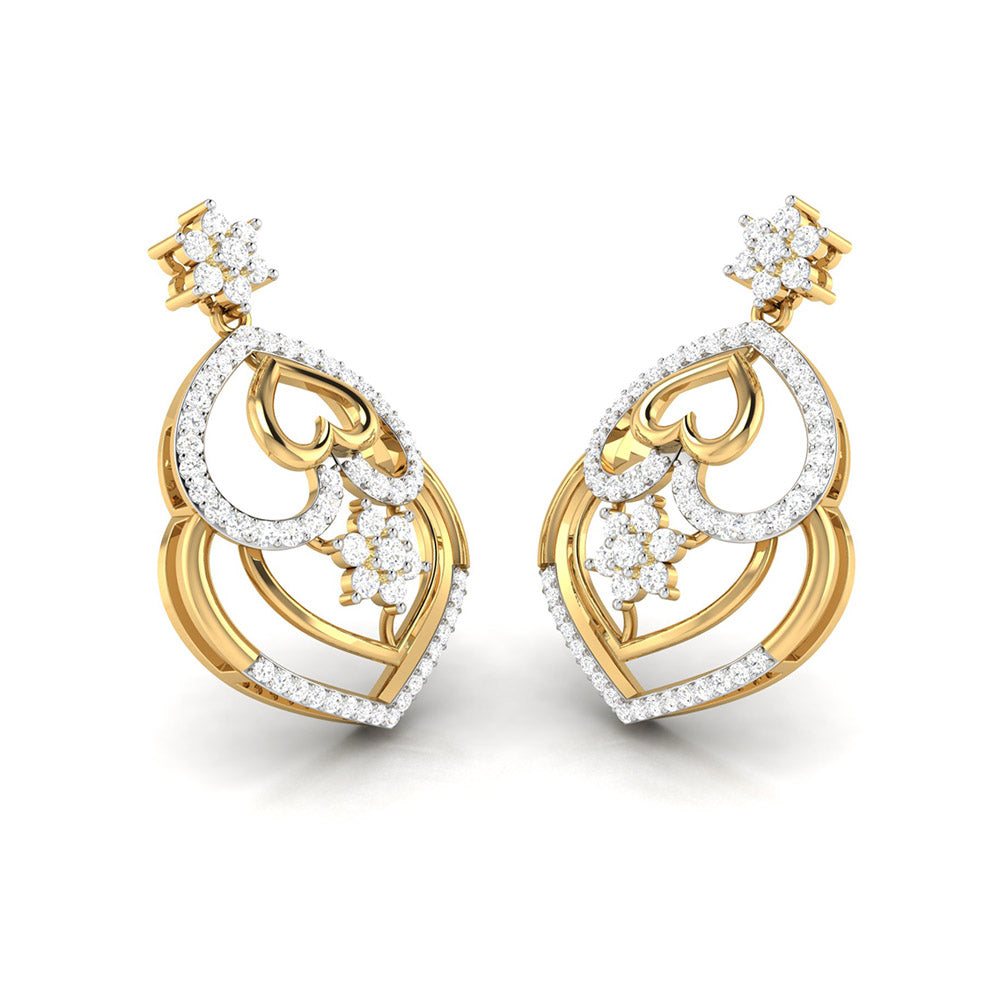 Designer earrings collection Crayon Lab Grown Diamond Earrings Fiona Diamonds