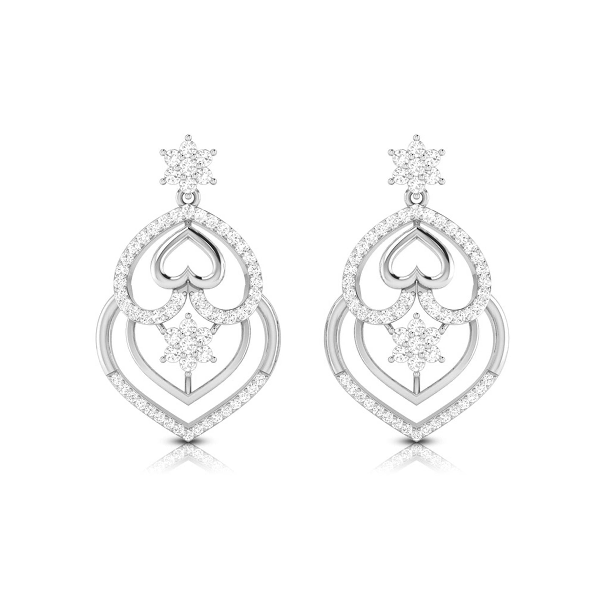 Designer earrings collection Crayon Lab Grown Diamond Earrings Fiona Diamonds