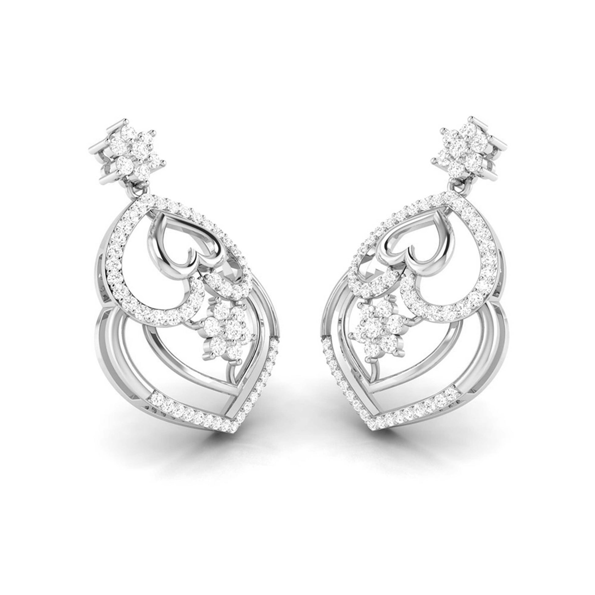 Designer earrings collection Crayon Lab Grown Diamond Earrings Fiona Diamonds
