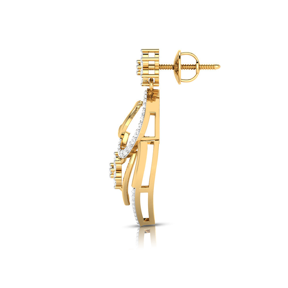 Designer earrings collection Crayon Lab Grown Diamond Earrings Fiona Diamonds