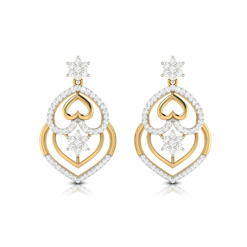 Designer earrings collection Crayon Lab Grown Diamond Earrings Fiona Diamonds