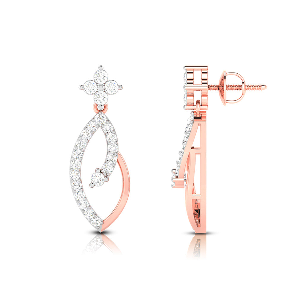 Designer earrings collection Flugel Lab Grown Diamond Earrings Fiona Diamonds