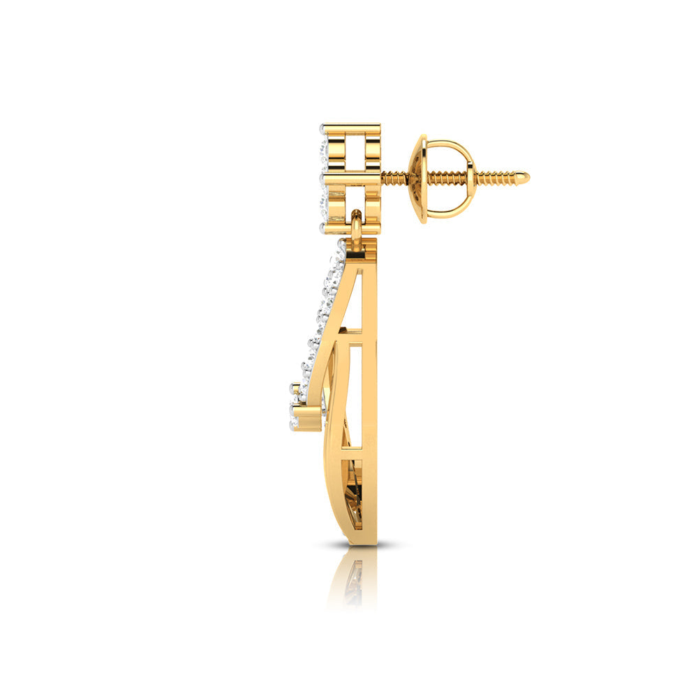 Designer earrings collection Flugel Lab Grown Diamond Earrings Fiona Diamonds
