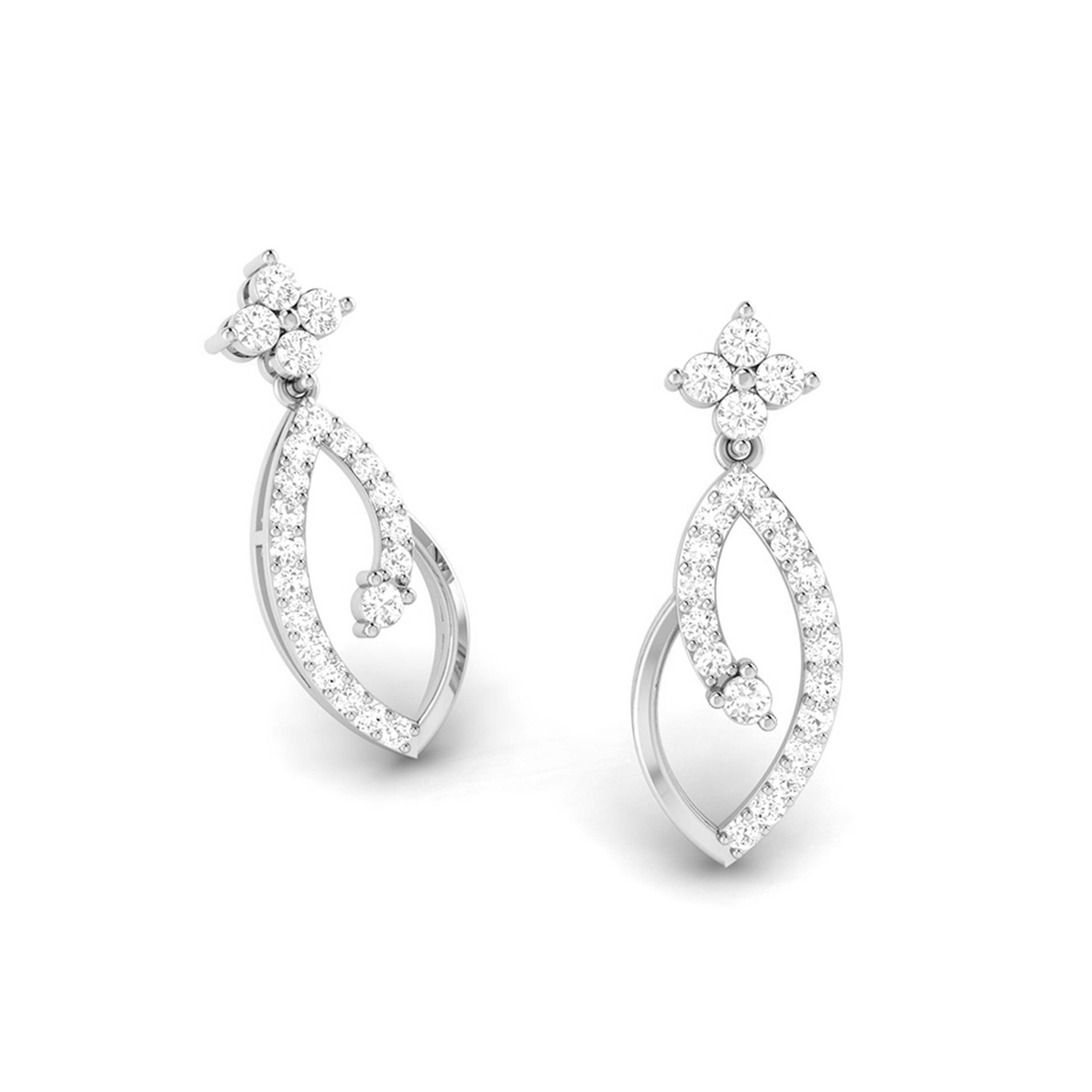 Designer earrings collection Flugel Lab Grown Diamond Earrings Fiona Diamonds