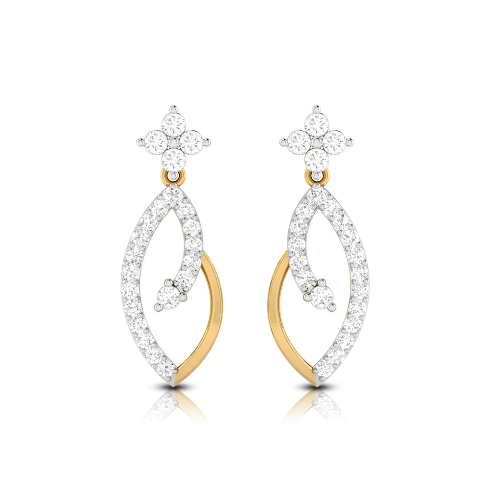 Designer earrings collection Flugel Lab Grown Diamond Earrings Fiona Diamonds