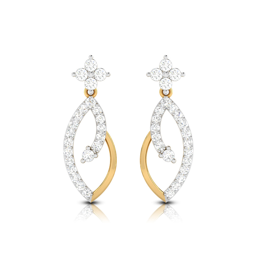 Load image into Gallery viewer, Designer earrings collection Flugel Lab Grown Diamond Earrings Fiona Diamonds

