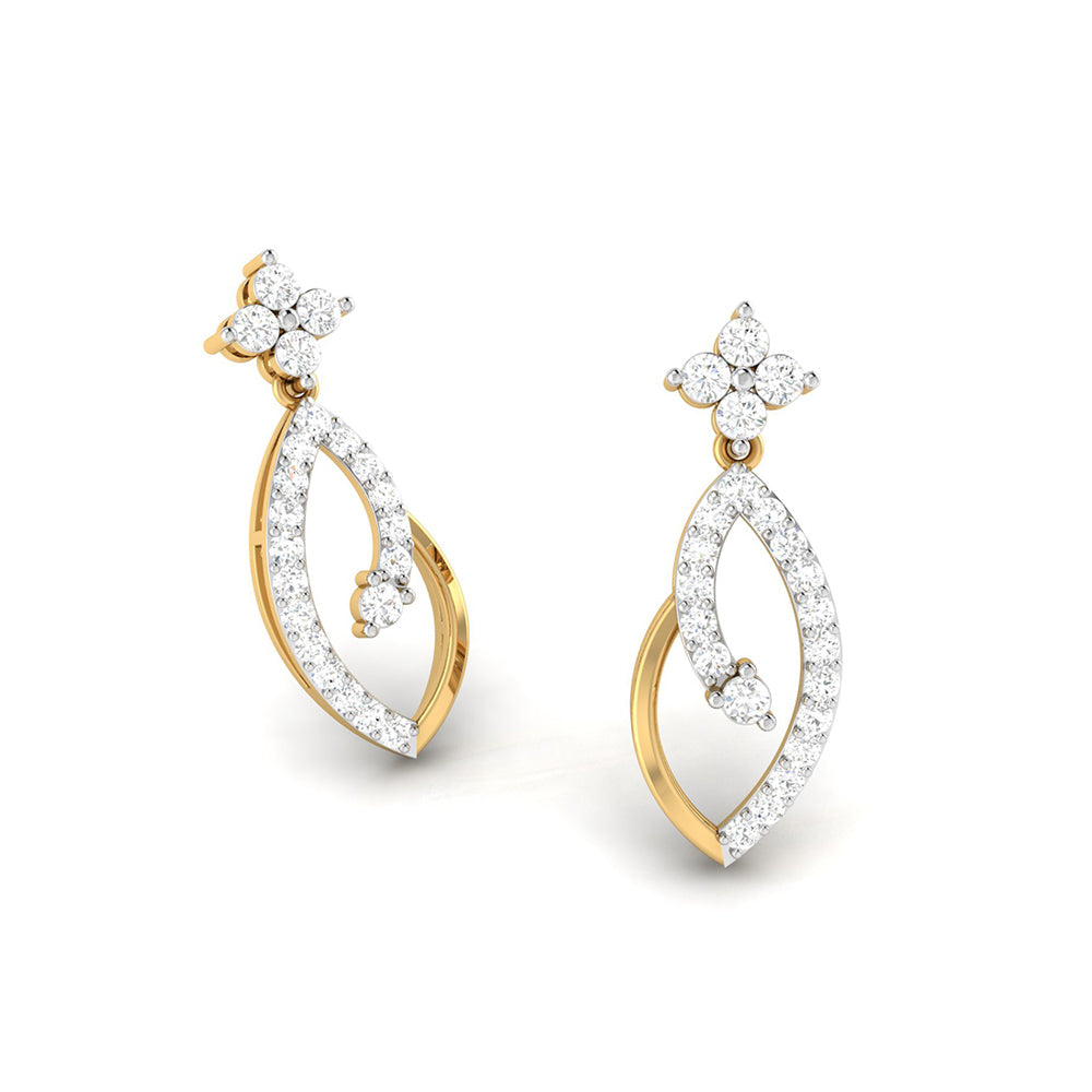 Designer earrings collection Flugel Lab Grown Diamond Earrings Fiona Diamonds