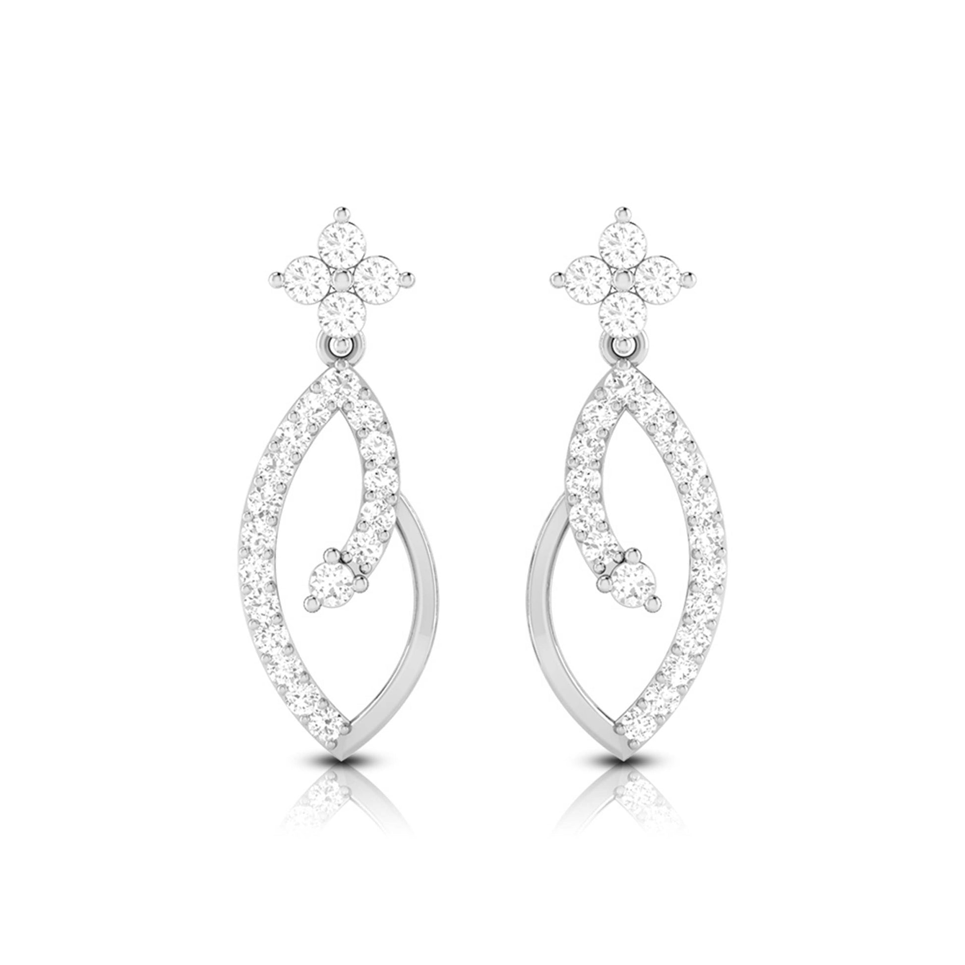Designer earrings collection Flugel Lab Grown Diamond Earrings Fiona Diamonds