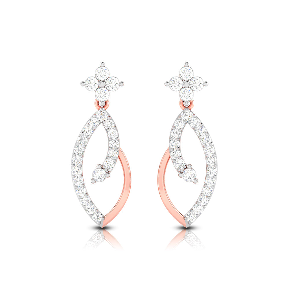 Designer earrings collection Flugel Lab Grown Diamond Earrings Fiona Diamonds