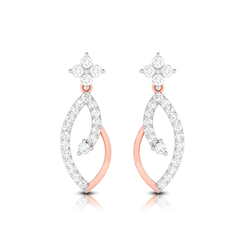 Load image into Gallery viewer, Designer earrings collection Flugel Lab Grown Diamond Earrings Fiona Diamonds
