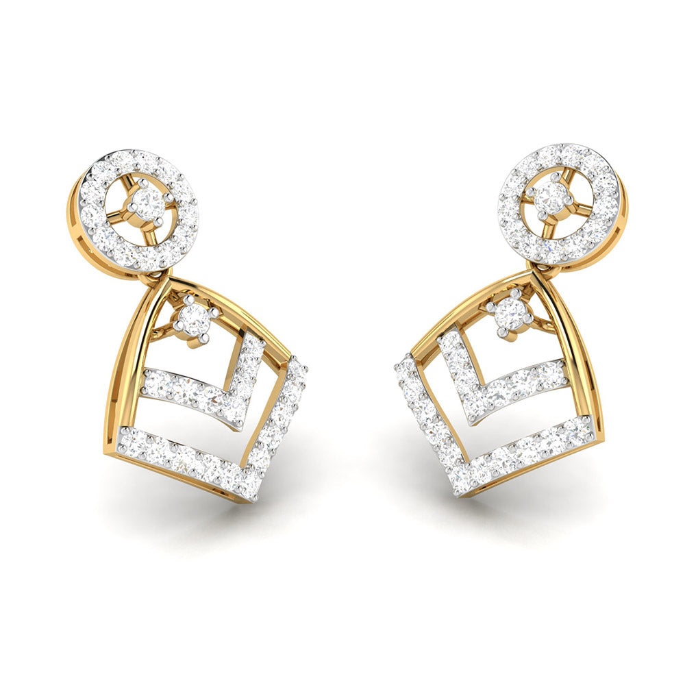 Small earrings design Comity Lab Grown Diamond Earrings Fiona Diamonds