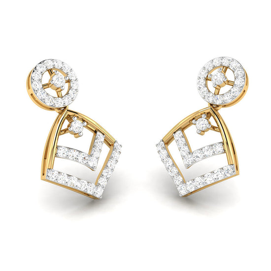 Small earrings design Comity Lab Grown Diamond Earrings Fiona Diamonds