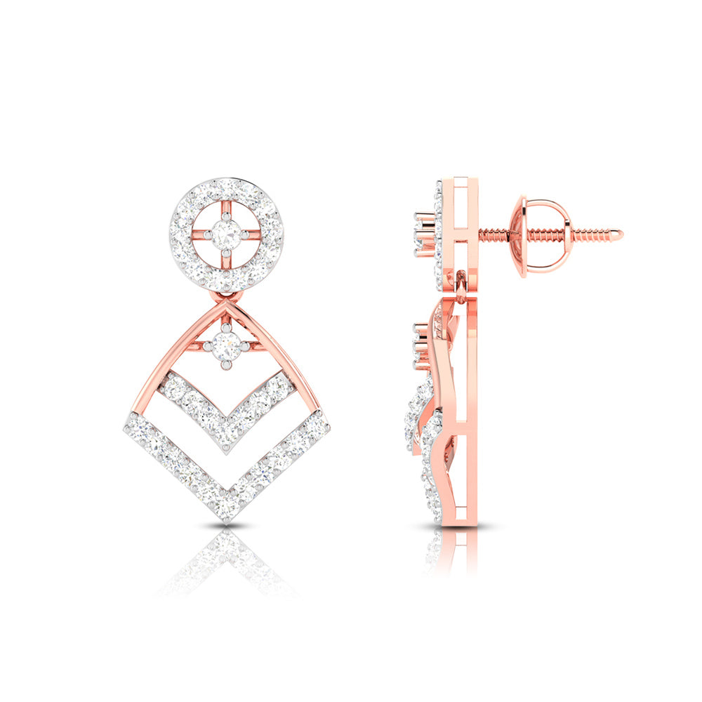 Small earrings design Comity Lab Grown Diamond Earrings Fiona Diamonds