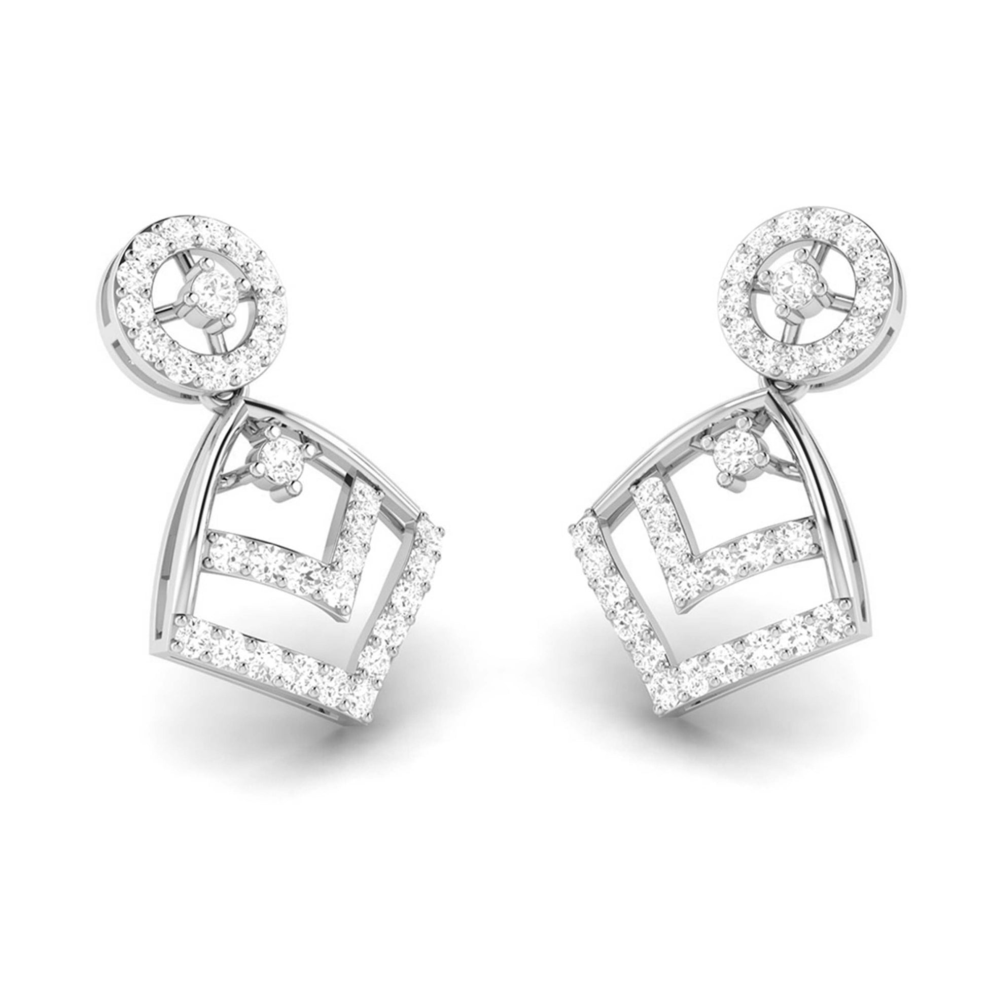 Small earrings design Comity Lab Grown Diamond Earrings Fiona Diamonds