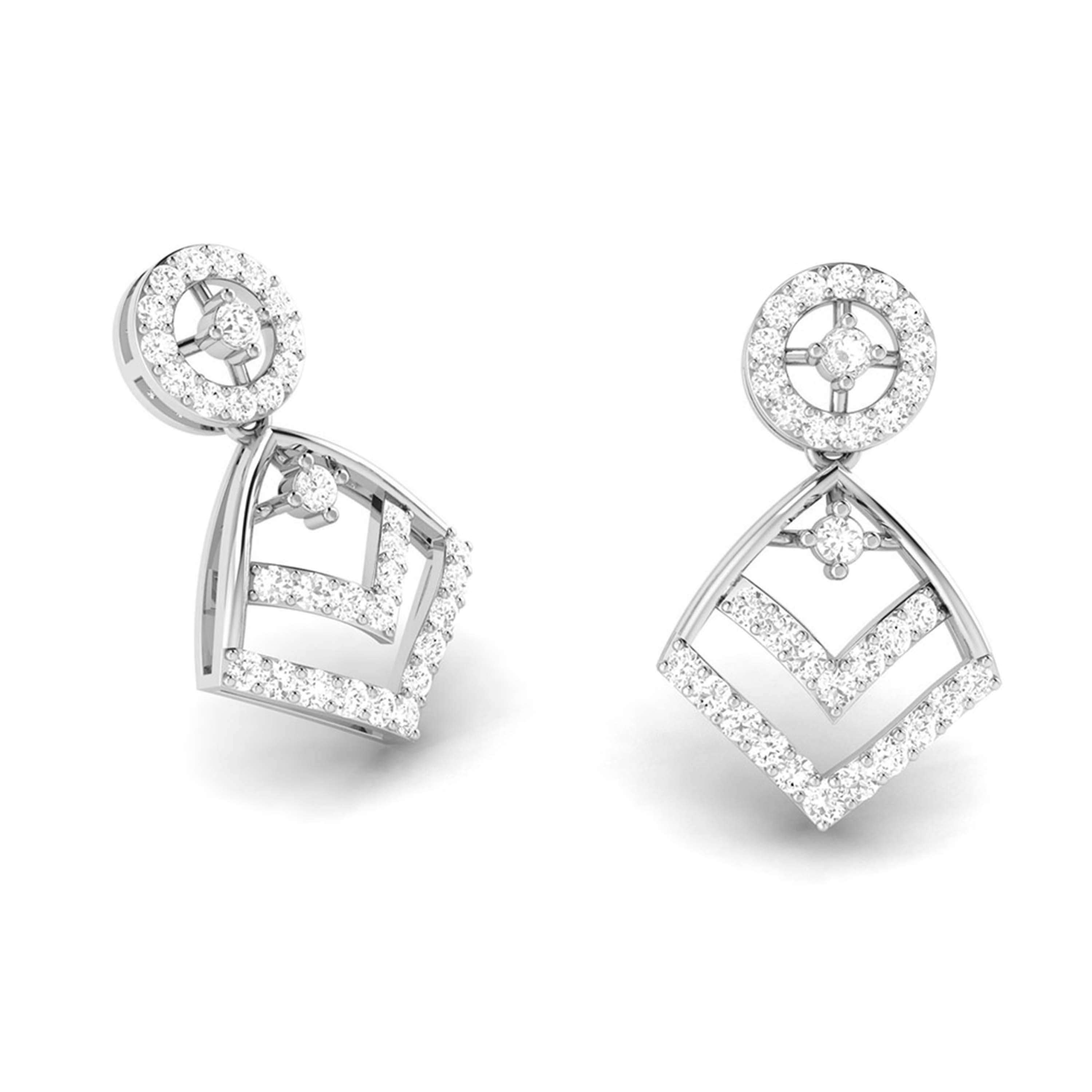 Small earrings design Comity Lab Grown Diamond Earrings Fiona Diamonds