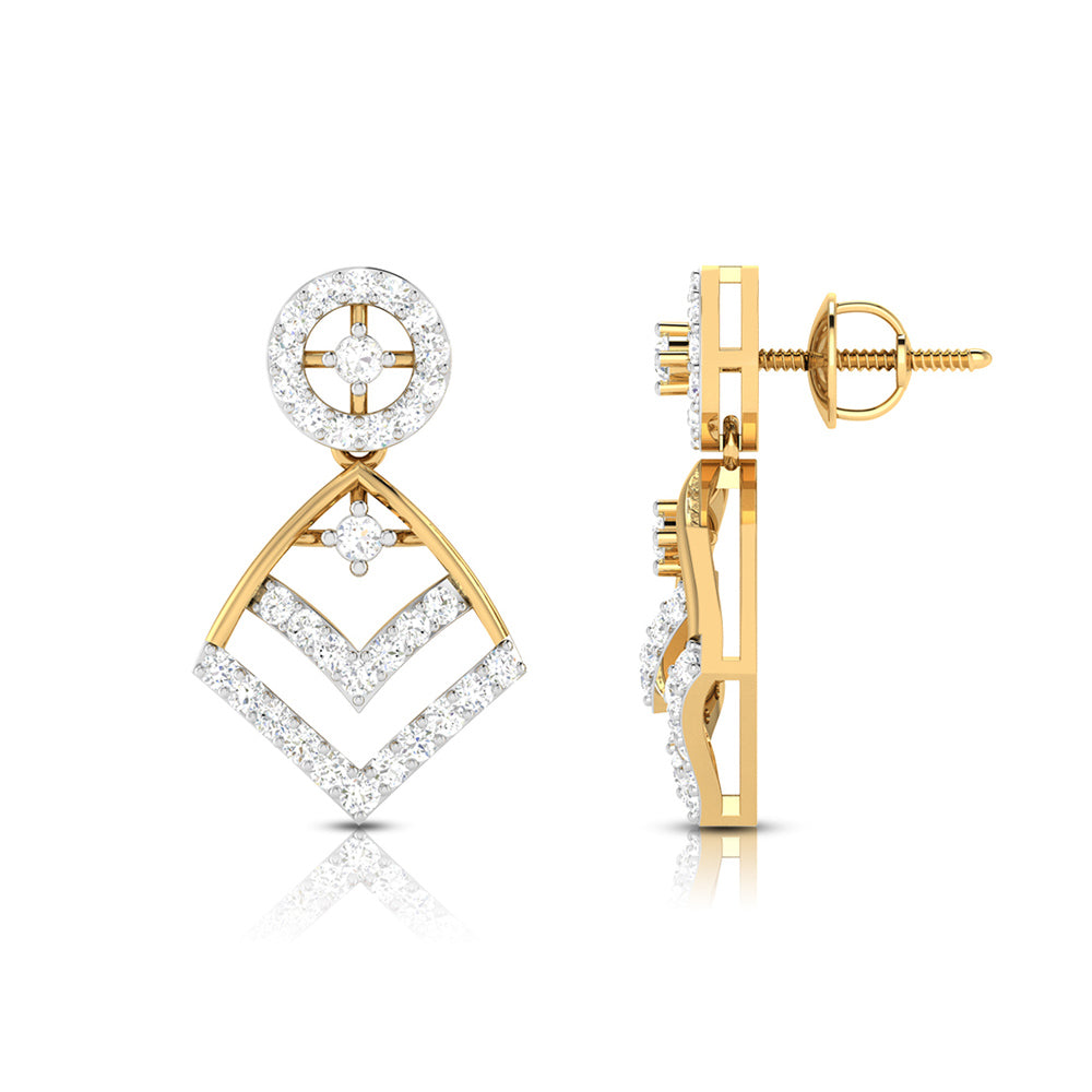 Small earrings design Comity Lab Grown Diamond Earrings Fiona Diamonds