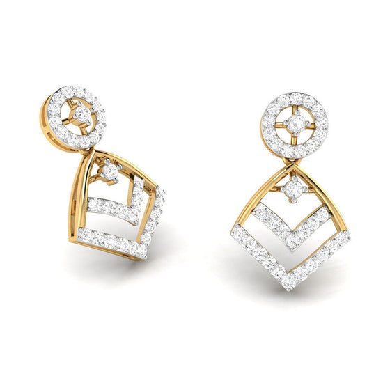 Small earrings design Comity Lab Grown Diamond Earrings Fiona Diamonds