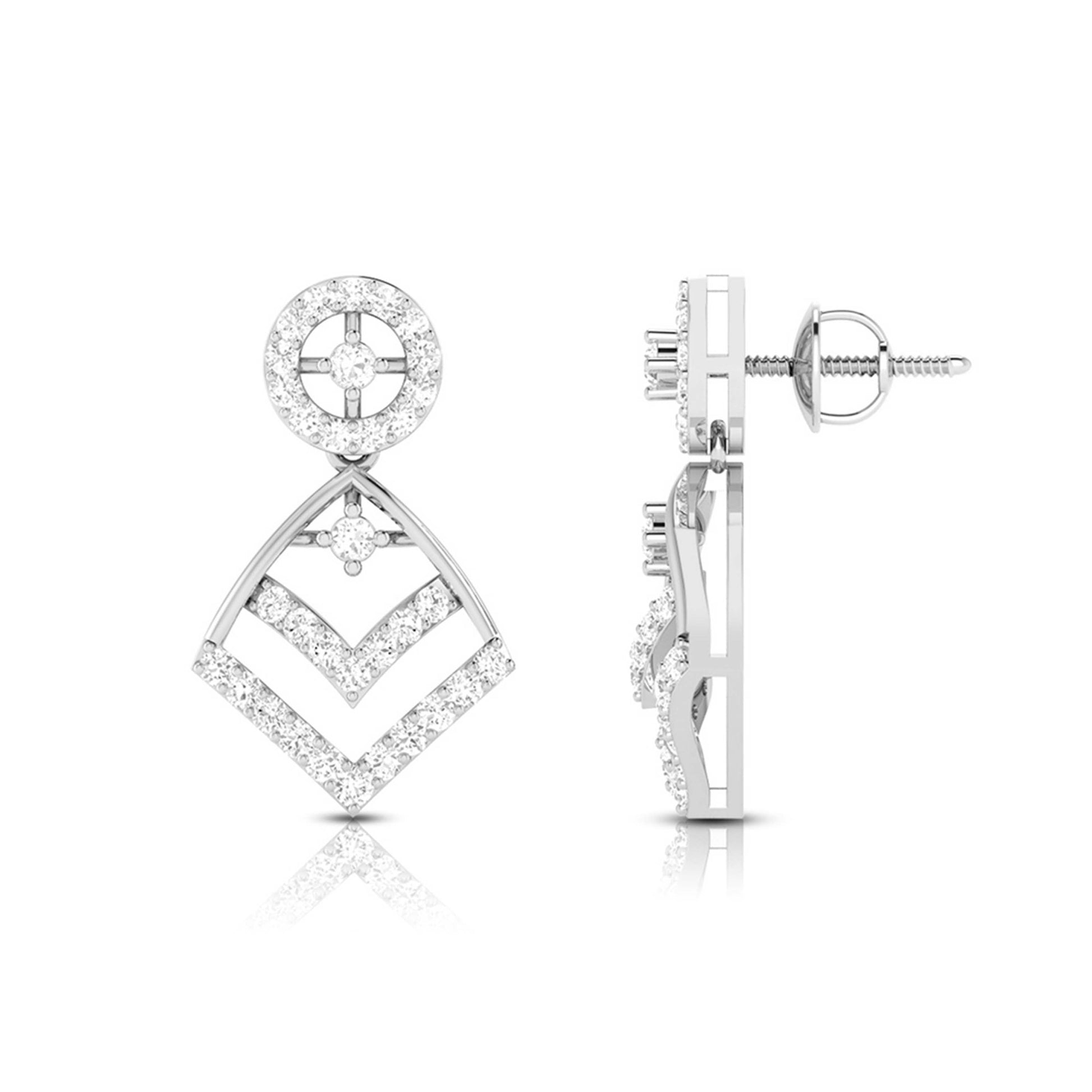 Small earrings design Comity Lab Grown Diamond Earrings Fiona Diamonds
