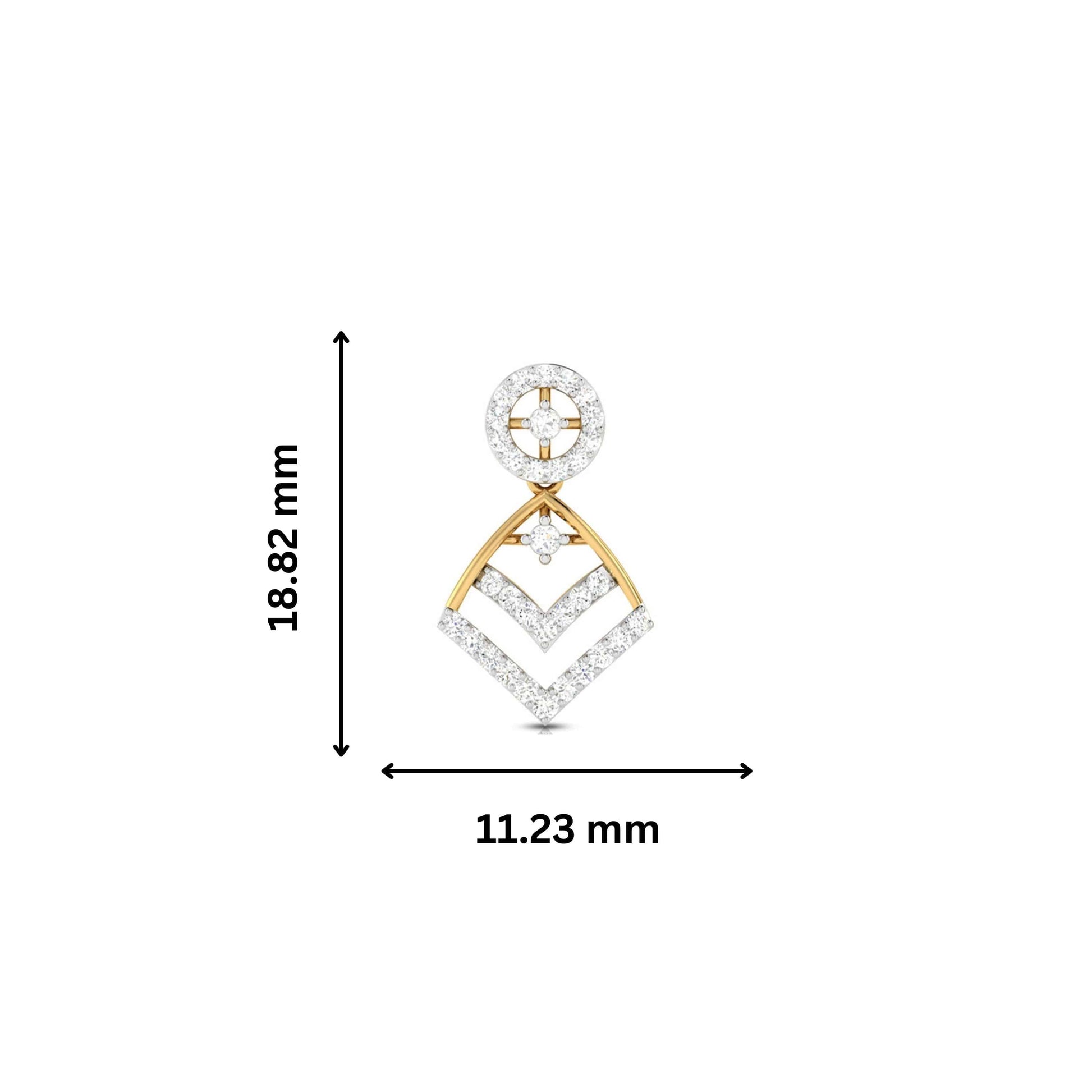Small earrings design Comity Lab Grown Diamond Earrings Fiona Diamonds