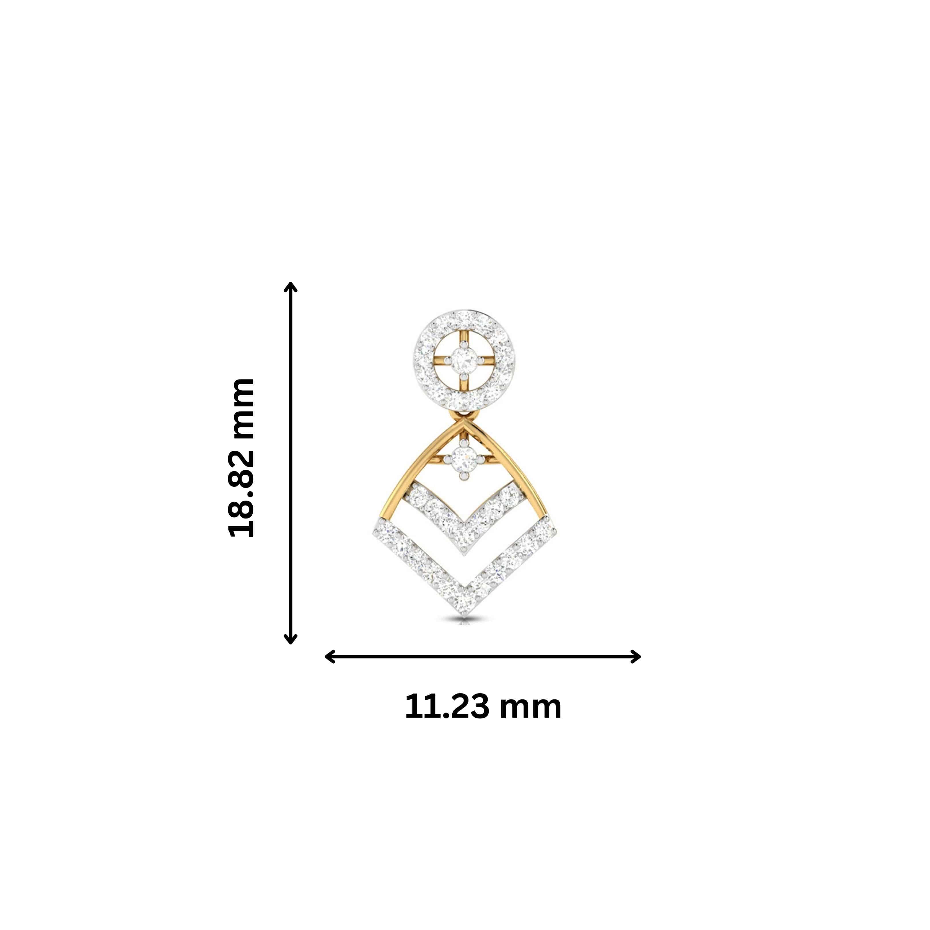 Small earrings design Comity Lab Grown Diamond Earrings Fiona Diamonds