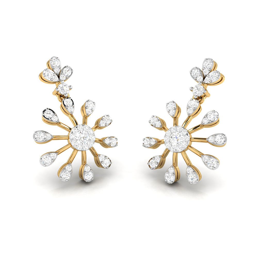 Designer earrings collection Doppiare Lab Grown Diamond Earrings Fiona Diamonds
