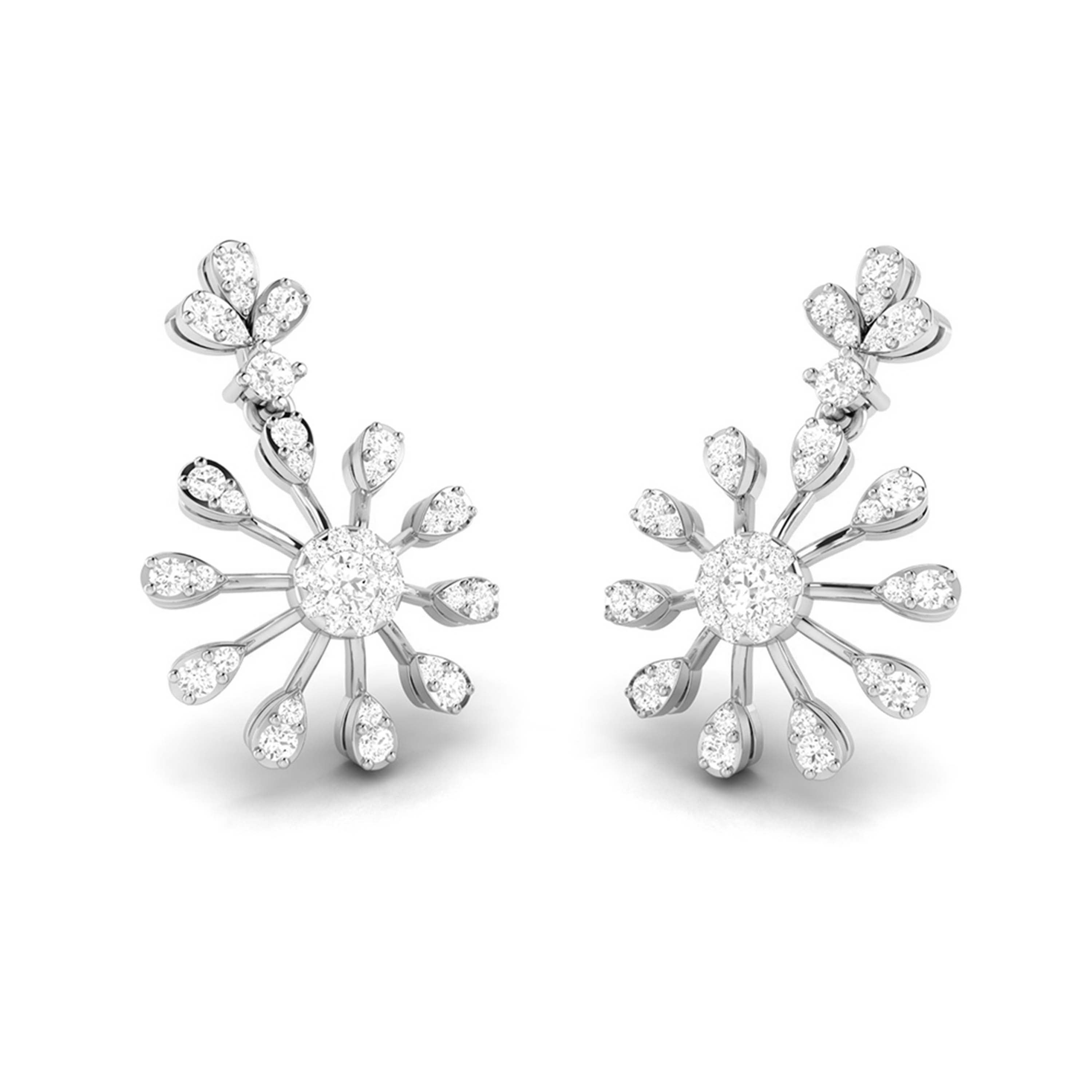 Designer earrings collection Doppiare Lab Grown Diamond Earrings Fiona Diamonds