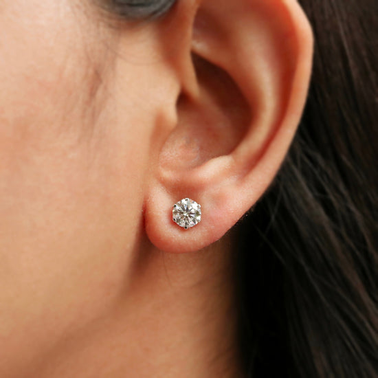 Black-eyed Susan Lab Grown Diamond Earring - Fiona Diamonds - Fiona Diamonds