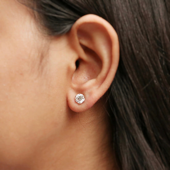Black-eyed Susan Lab Grown Diamond Earring - Fiona Diamonds - Fiona Diamonds