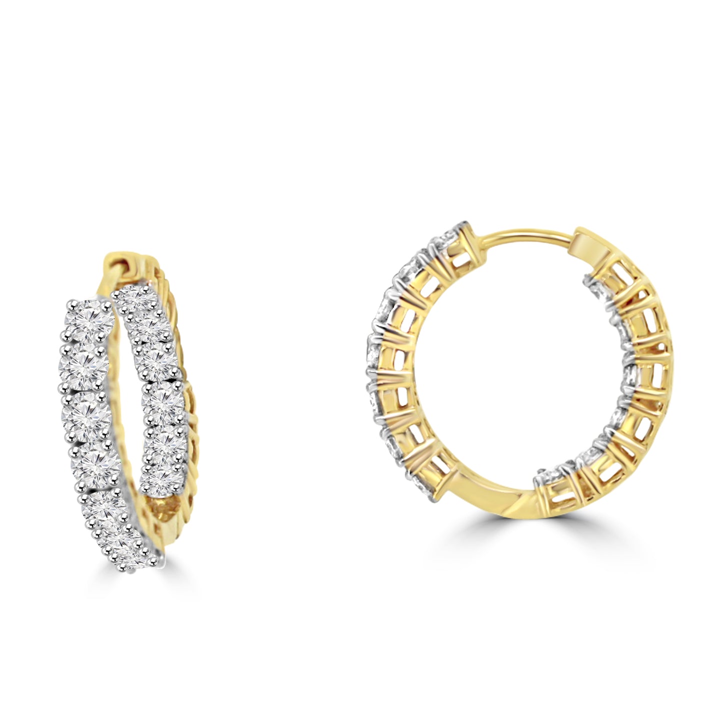 Daily wear earrings design Beaado Lab Grown Diamond Earrings Fiona Diamonds