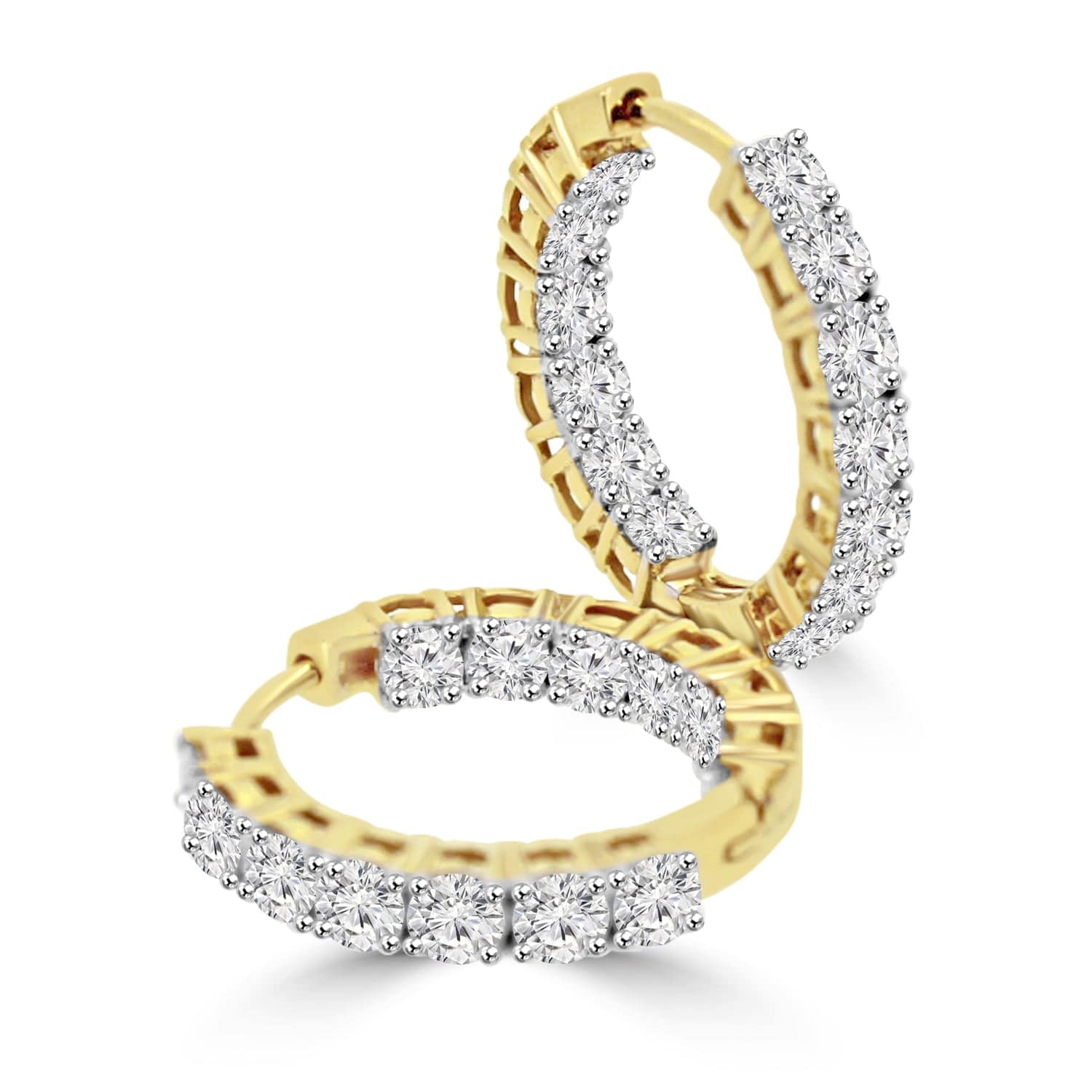 Daily wear earrings design Beaado Lab Grown Diamond Earrings Fiona Diamonds