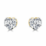 Heart shape earrings design Beasy Lab Grown Diamond Earrings Fiona Diamonds