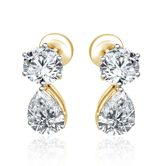 Designer earrings collection Beaex Lab Grown Diamond Earrings Fiona Diamonds