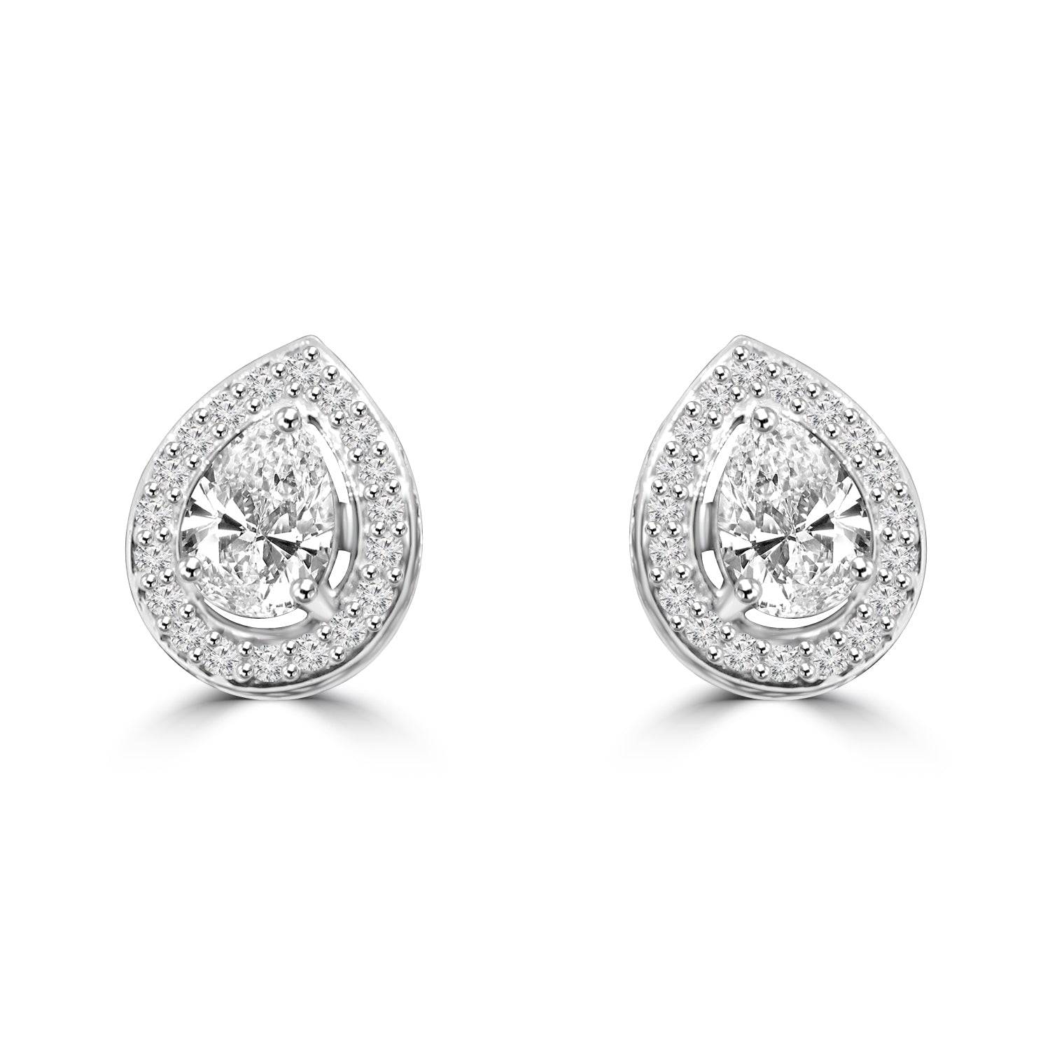 Fancy earrings design Beado Lab Grown Diamond  Earrings Fiona Diamonds