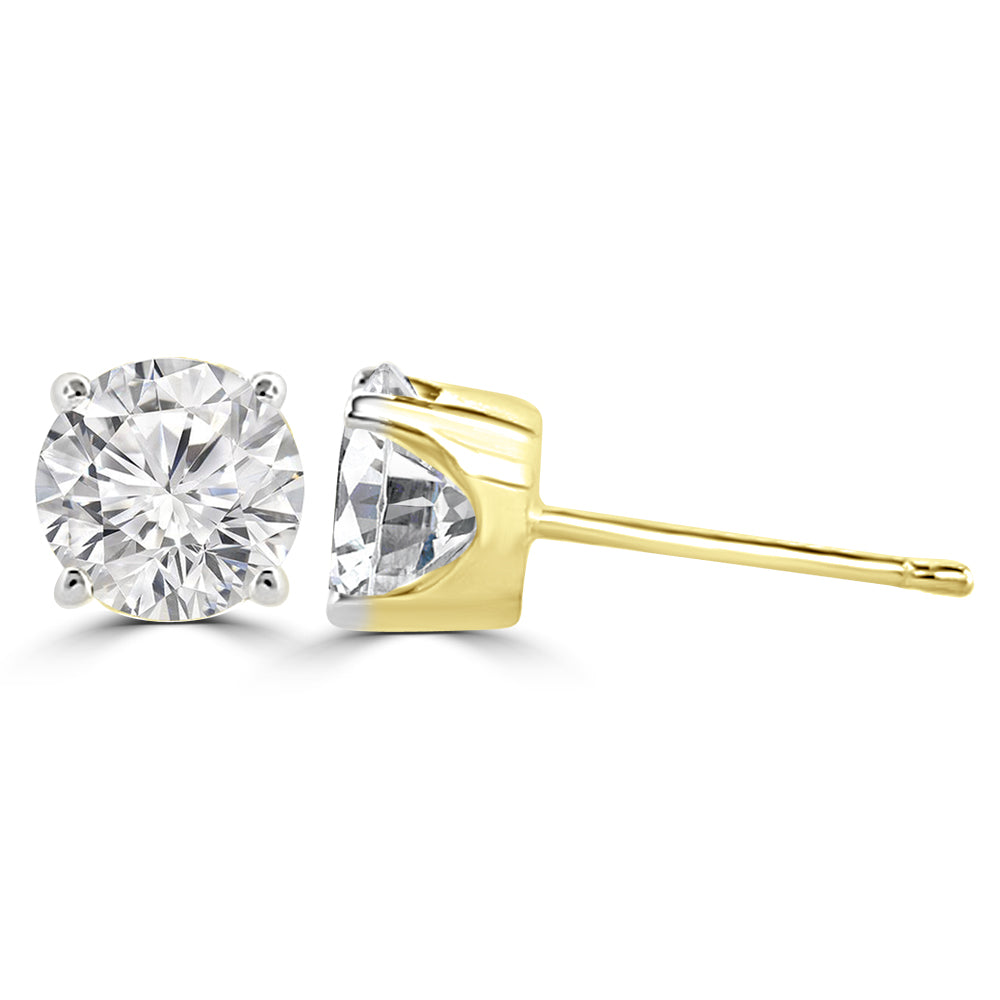 Load image into Gallery viewer, Classic 2.ct Lab Diamonds Stud Earrings
