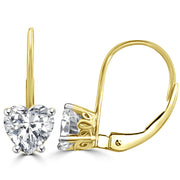 40 Pointer Solitaire Earrings Design Fiona Diamonds
