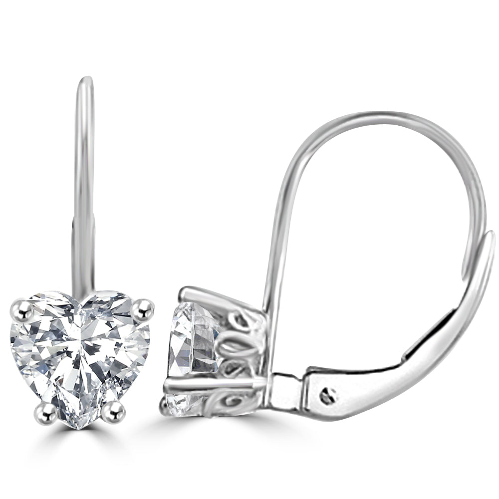 40 Pointer Solitaire Earrings Design Fiona Diamonds