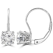 1 Carat Solitaire Earrings Design Fiona Diamonds
