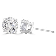 1 Carat Solitaire Earrings Design Fiona Diamonds