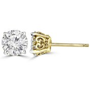 Royal 2 ct Round Lab Diamond Stud Earrings - Fiona Diamonds - Fiona Diamonds