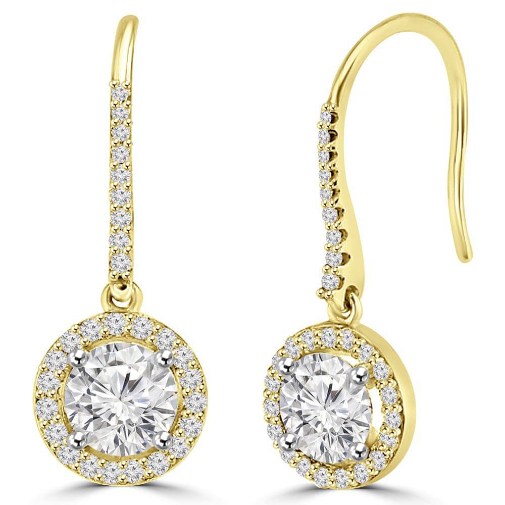 Latest earrings design Bealux Lab Grown Diamond Earrings Fiona Diamonds