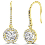 Latest earrings design Bealux Lab Grown Diamond Earrings Fiona Diamonds