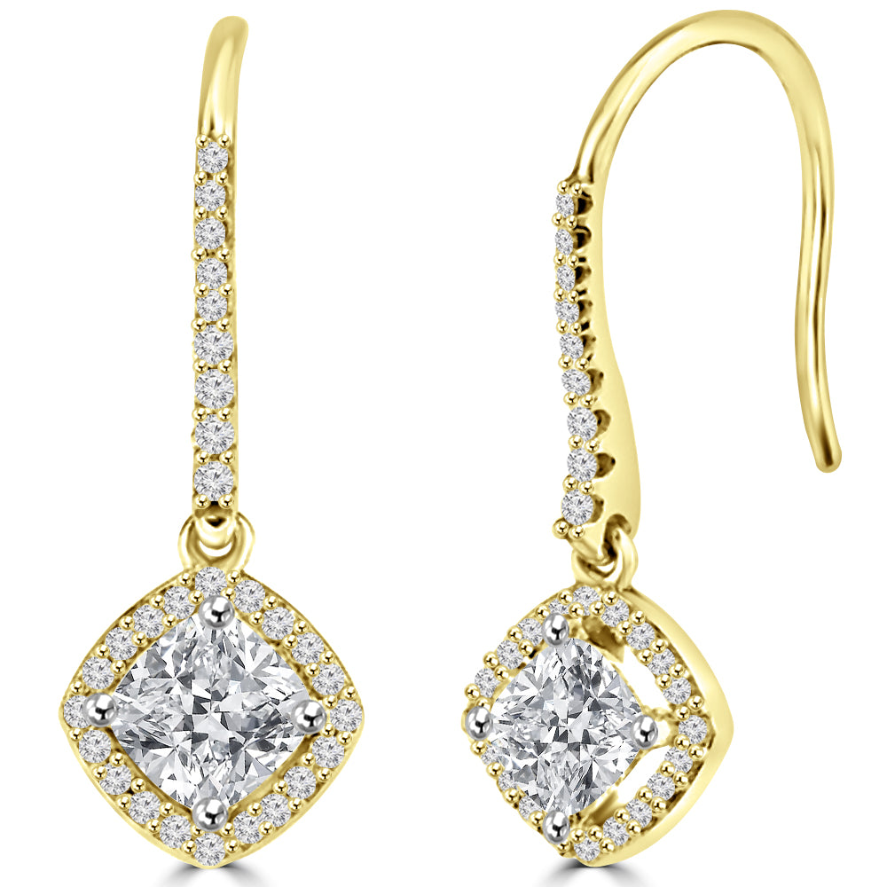 Load image into Gallery viewer, Latest earrings design Beaprism Lab Grown Diamond Earrings Fiona Diamonds

