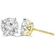 40 Pointer Solitaire Earrings Design Fiona Diamonds