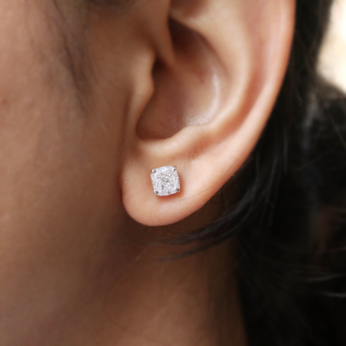Lemon Balm Lab Grown Diamond Earring - Fiona Diamonds - Fiona Diamonds